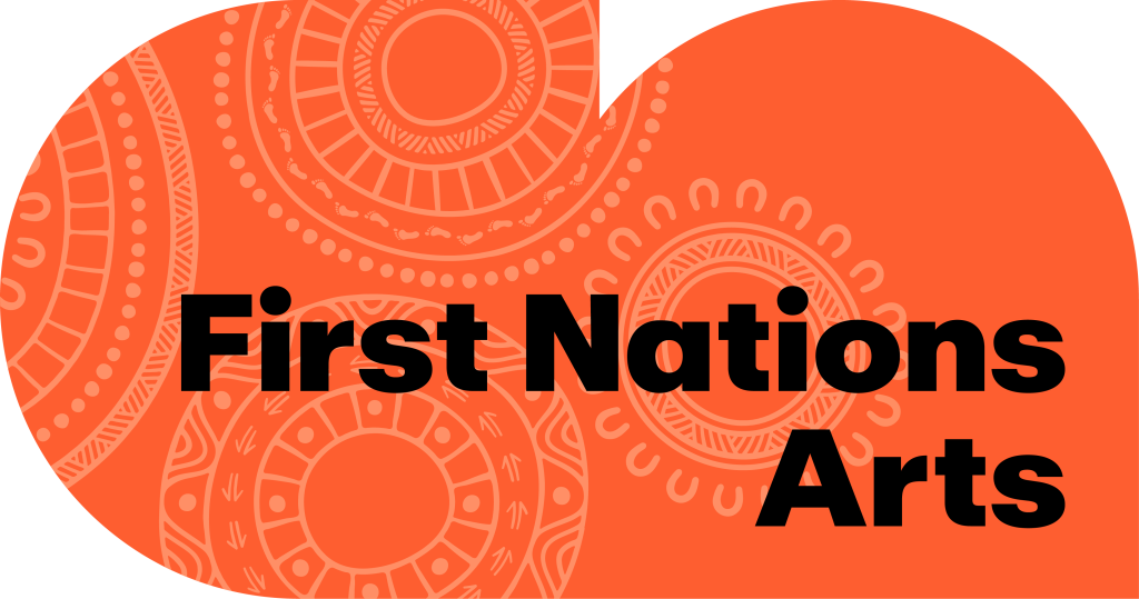 Orange First Nations Arts logo RGB PNG